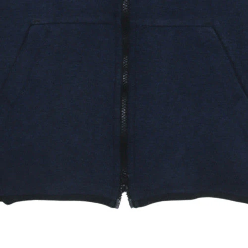 Nike Men's Blue Full Zip Hoodie Medium Fleece Sportswear - Image 7