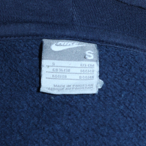 Nike Men's Blue Full Zip Hoodie S Fleece Sweatshirt - Image 5