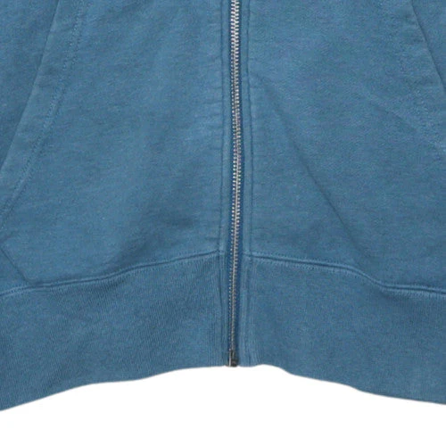 Nike Men's Blue Full Zip Hoodie S Sportswear Cotton - Image 8