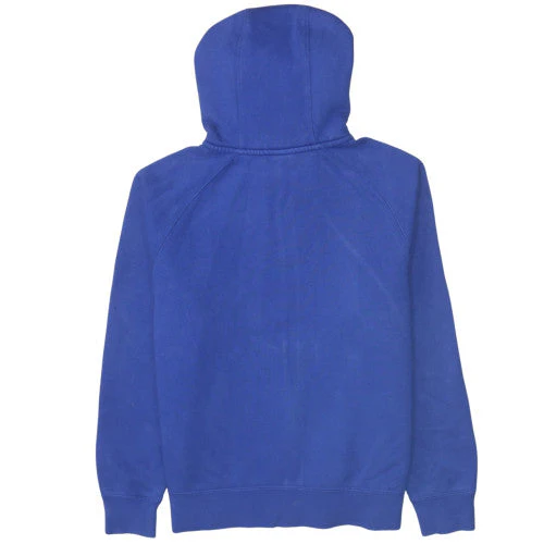 Nike Men's Blue Full Zip Hoodie Size L Fleece Sweatshirt - Image 4