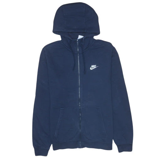 Nike Men's Blue Full Zip Hoodie Size M Regular Fit