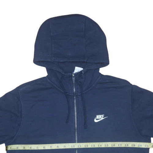Nike Men's Blue Full Zip Hoodie Size M Regular Fit - Image 2
