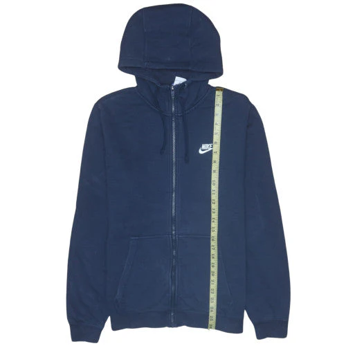 Nike Men's Blue Full Zip Hoodie Size M Regular Fit - Image 3