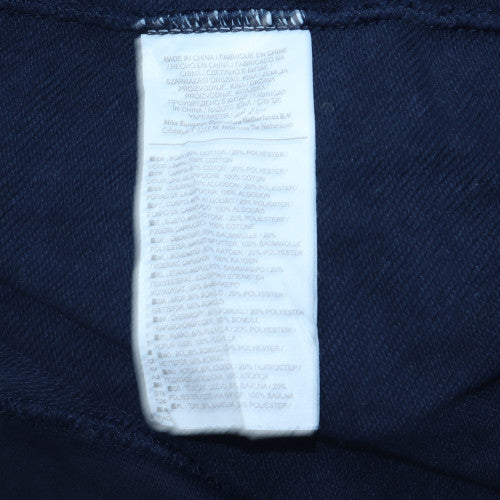 Nike Men's Blue Full Zip Hoodie Size M Regular Fit - Image 6