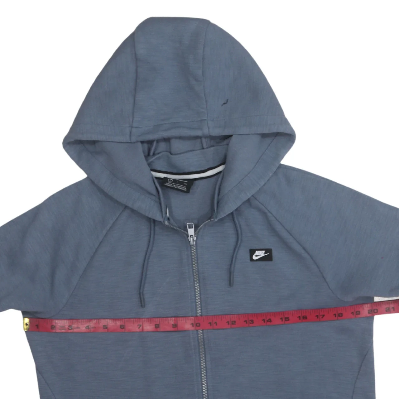 Nike Men's Blue Full Zip Hoodie Size S Sportswear Casual - Image 2