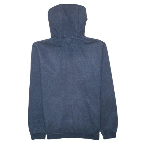 Nike Men's Blue Full Zip Hoodie XL Fleece Cotton Blend - Image 4