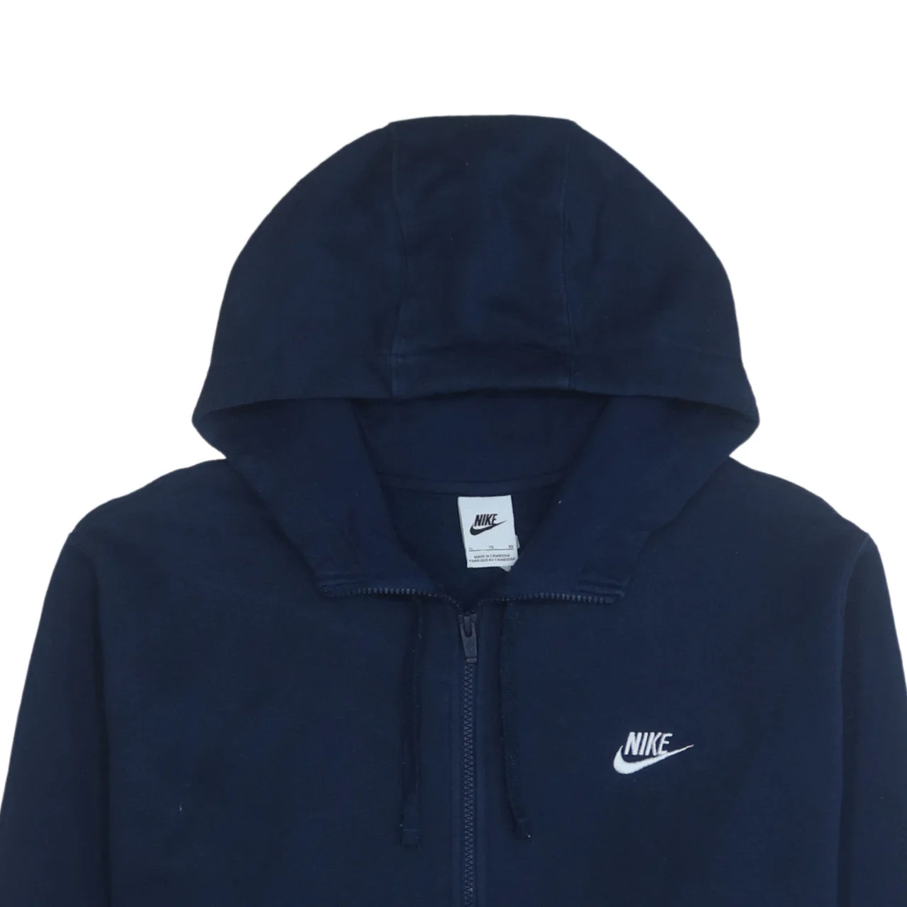 Nike Men's Blue Full Zip Hoodie XL Fleece Sweatshirt - Image 7