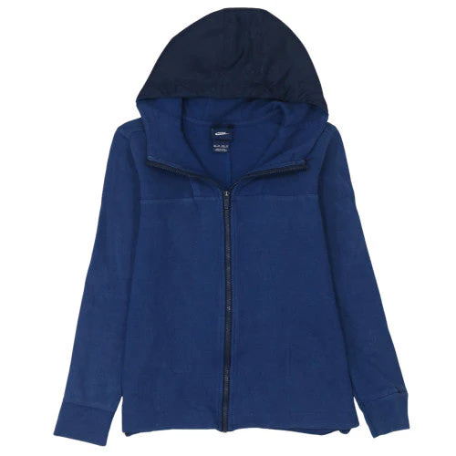 Nike Men's Blue Full Zip Hoodie XS Fleece Regular Fit