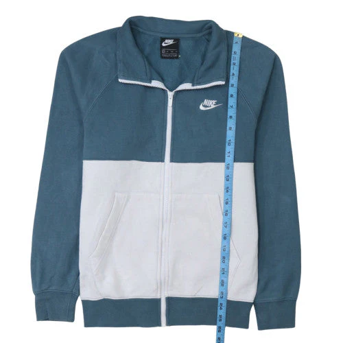 Nike Men's Blue Full Zip Sweatshirt XS Sports Fleece Jacket - Image 2