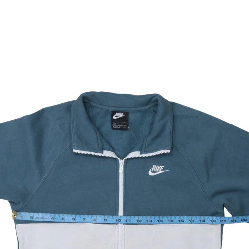 Nike Men's Blue Full Zip Sweatshirt XS Sports Fleece Jacket - Image 3