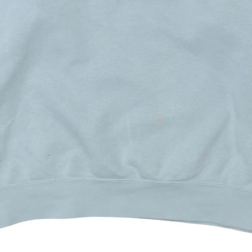 Nike Men's Blue Graphic Print Crew Neck Sweatshirt Size M - Image 7