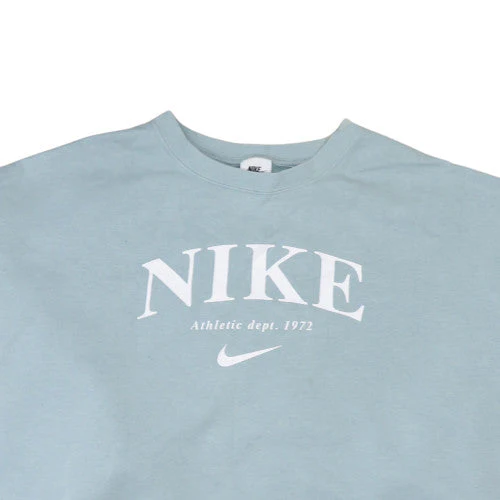 Nike Men's Blue Graphic Print Crew Neck Sweatshirt Size M - Image 8