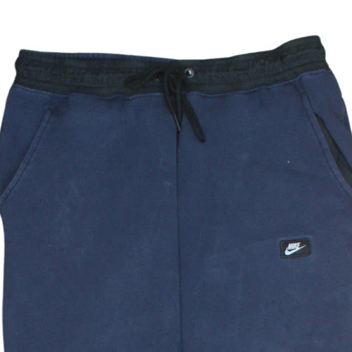 Nike Men's Blue Jogger Sweatpants M Regular Fit Fleece Trousers - Image 8