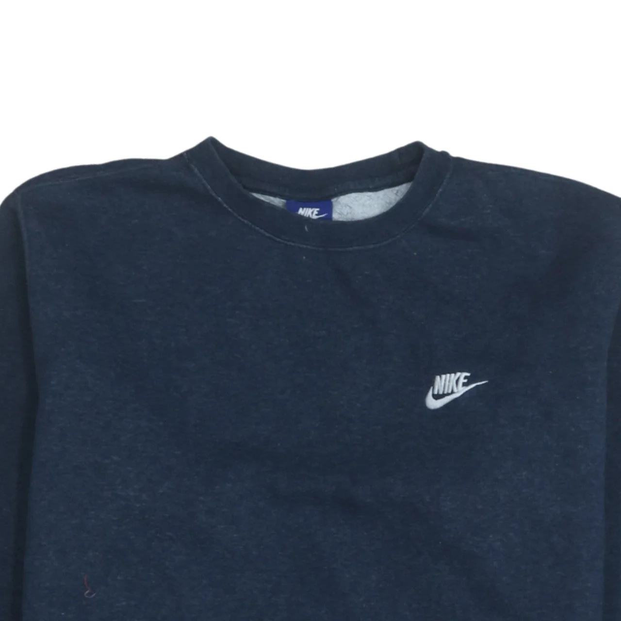 Nike Men's Blue Large Crew Neck Pullover Sweatshirt - Image 8