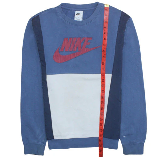 Nike Men's Blue Pullover Crew Neck Logo Sweatshirt Size S - Image 3