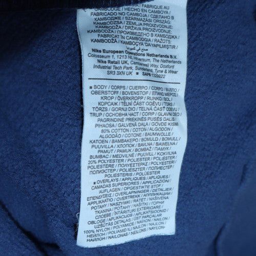 Nike Men's Blue Pullover Crew Neck Logo Sweatshirt Size S - Image 6