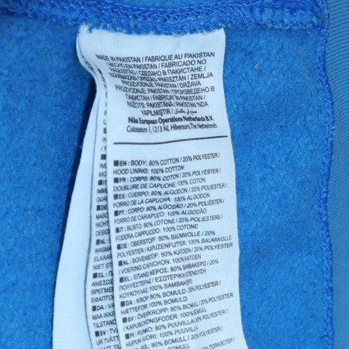 Nike Men's Blue Pullover Hoodie M Fleece Graphic Sportswear - Image 6