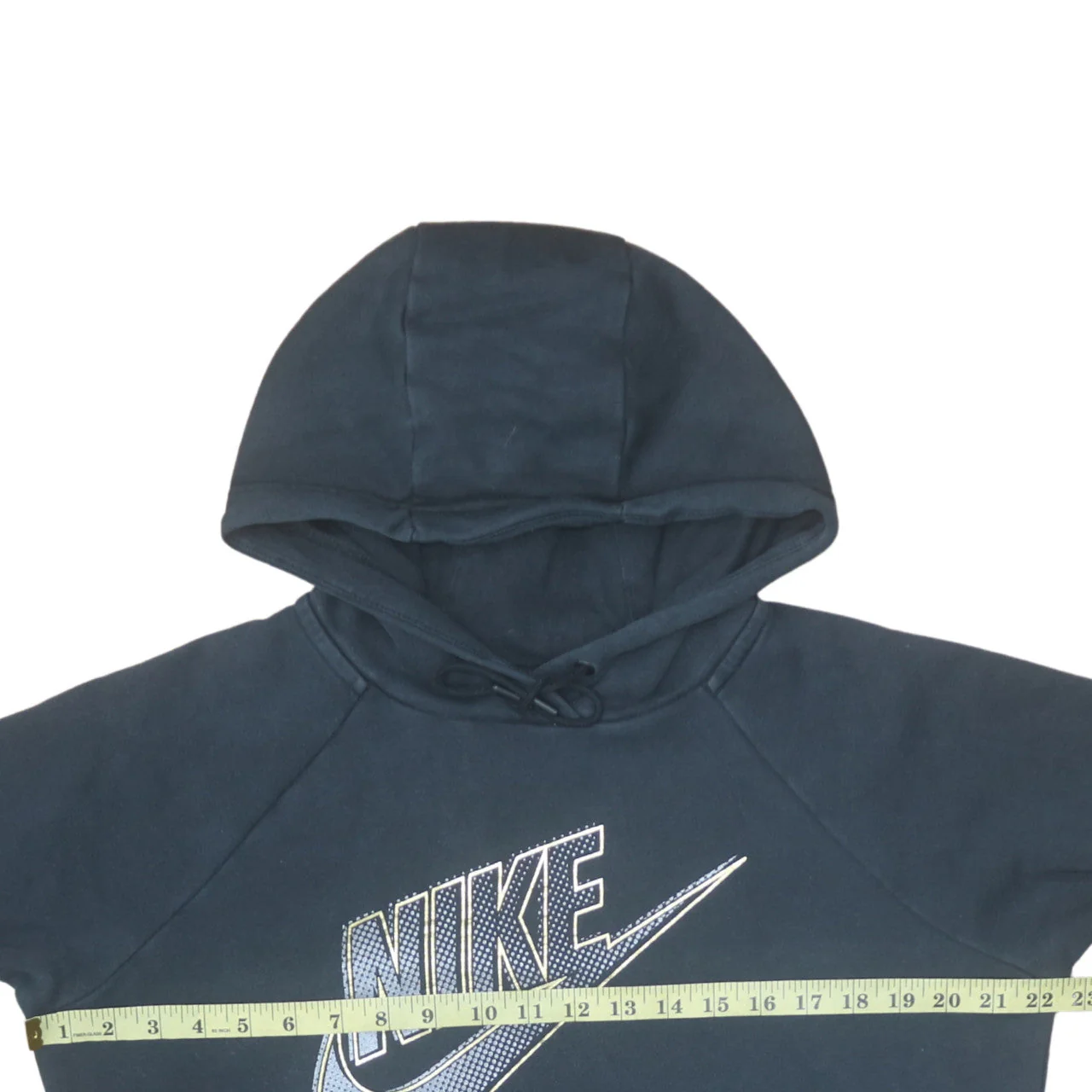 Nike Men's Blue Pullover Hoodie M Fleece Logo Sportswear - Image 3