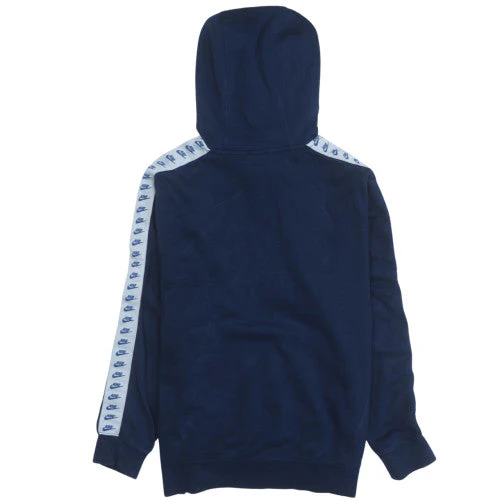 Nike Men's Blue Pullover Hoodie M Regular Fit Fleece Sweatshirt - Image 4