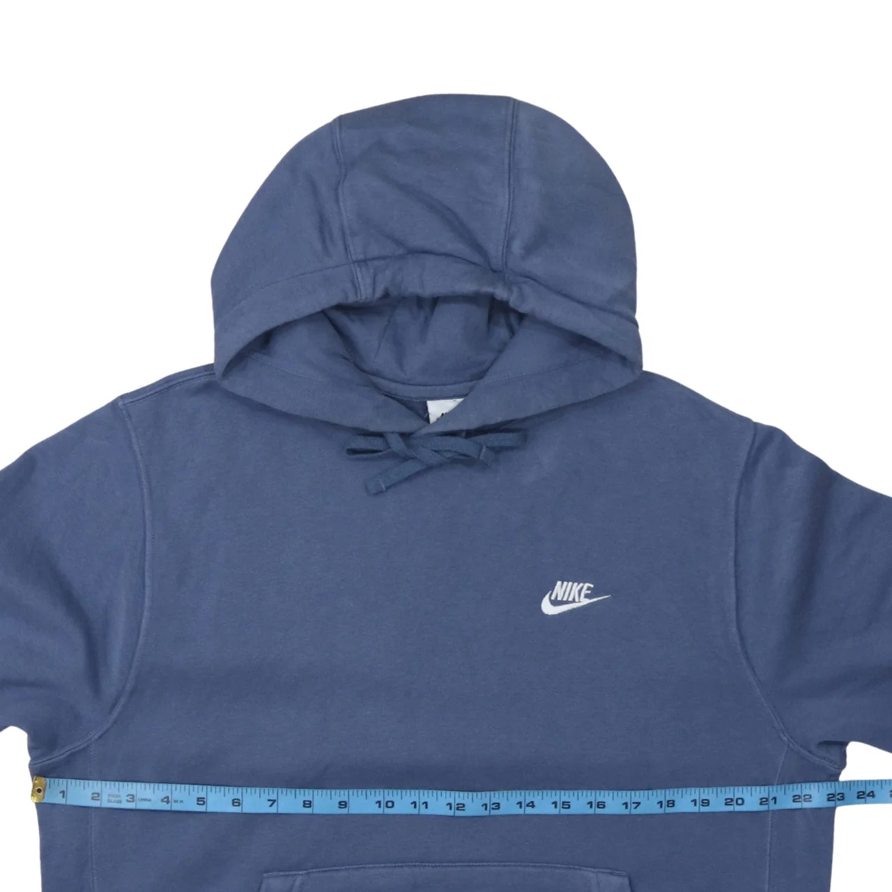 Nike Men's Blue Pullover Hoodie M Regular Fit Sportswear - Image 2