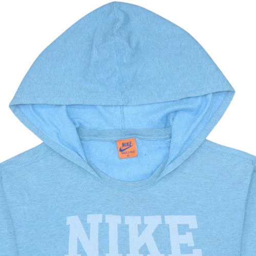 Nike Men's Blue Pullover Hoodie M Track & Field Graphic Sweatshirt - Image 7