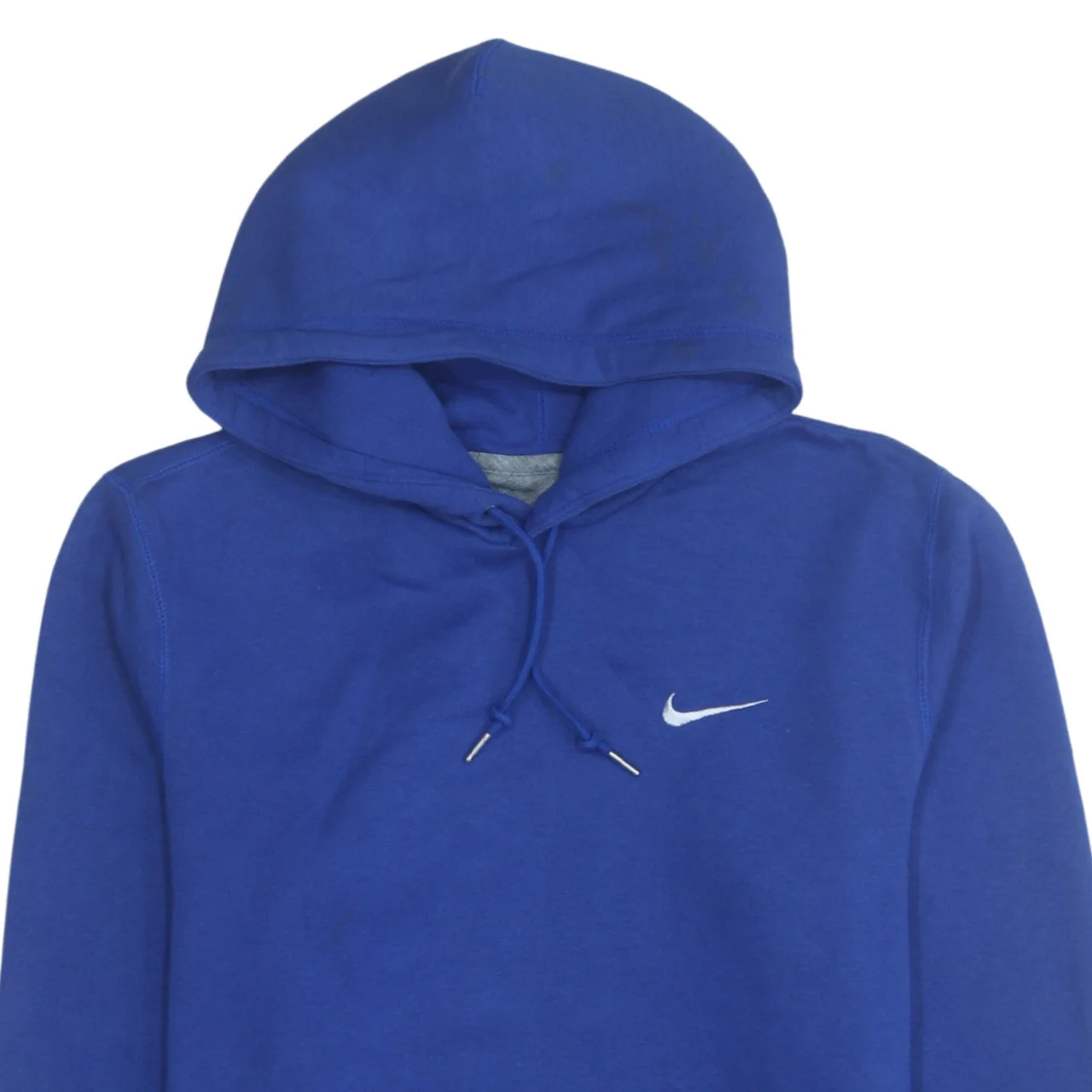 Nike Men's Blue Pullover Hoodie Medium Fleece Sportswear - Image 7