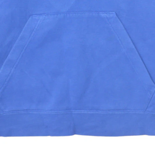 Nike Men's Blue Pullover Hoodie Medium Regular Fit Fleece - Image 7