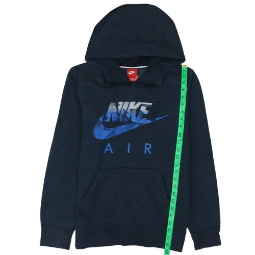 Nike Men's Blue Pullover Hoodie S Regular Fit Graphic Sportswear - Image 3