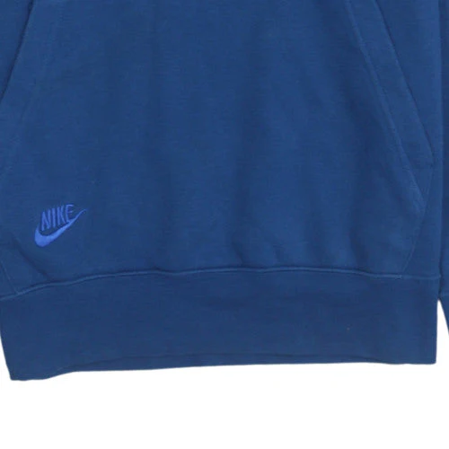 Nike Men's Blue Pullover Hoodie Size S Regular Fit Sports Logo - Image 7