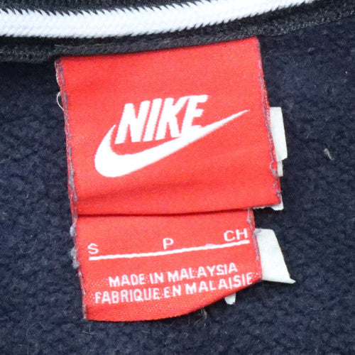 Nike Men's Blue Pullover Hoodie Small Fleece Graphic Sweatshirt - Image 5