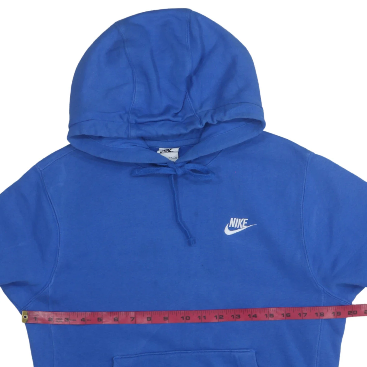 Nike Men's Blue Pullover Hoodie XS Fleece Logo Sportswear - Image 2
