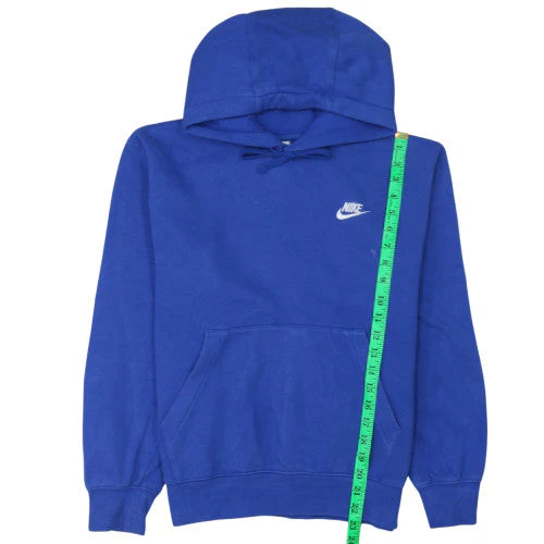 Nike Men's Blue Pullover Hoodie XS Regular Fit Fleece Sportswear - Image 2