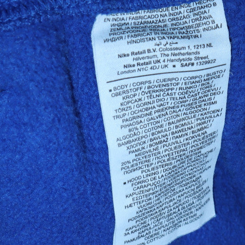 Nike Men's Blue Pullover Hoodie XS Regular Fit Fleece Sportswear - Image 5