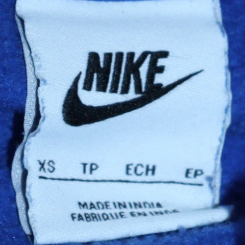 Nike Men's Blue Pullover Hoodie XS Regular Fit Fleece Sportswear - Image 6