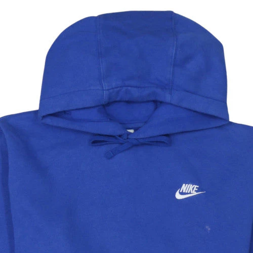 Nike Men's Blue Pullover Hoodie XS Regular Fit Fleece Sportswear - Image 8