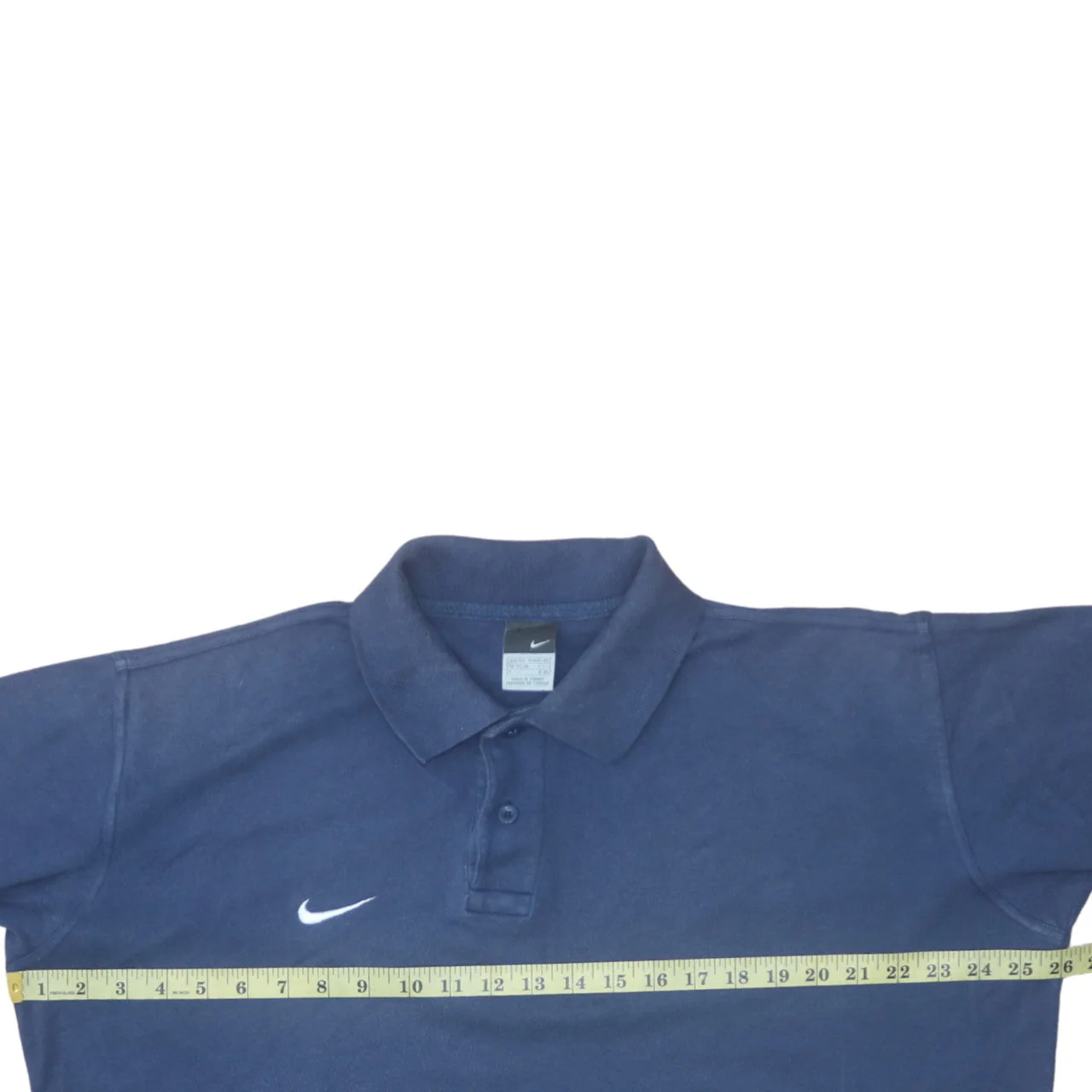 Nike Men's Blue Regular Fit Cotton Polo Shirt XL - Image 3