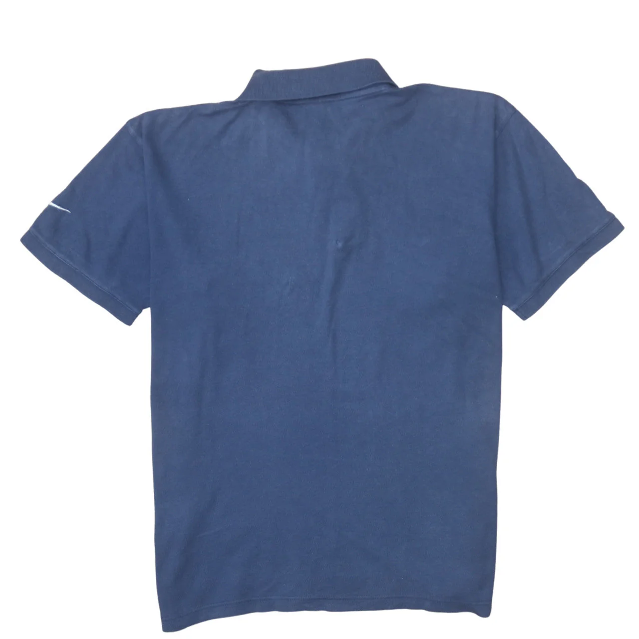 Nike Men's Blue Regular Fit Cotton Polo Shirt XL - Image 4