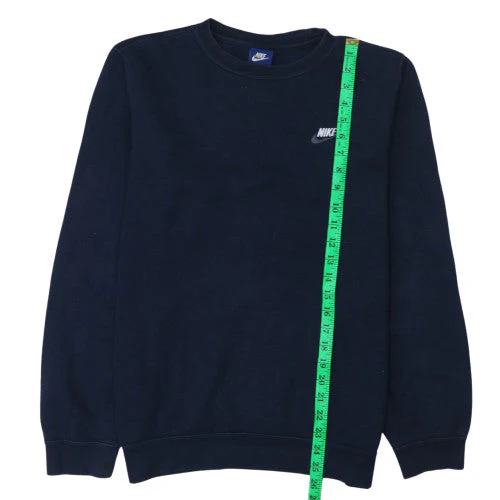 Nike Men's Blue Small Pullover Crew Neck Fleece Sweatshirt - Image 3