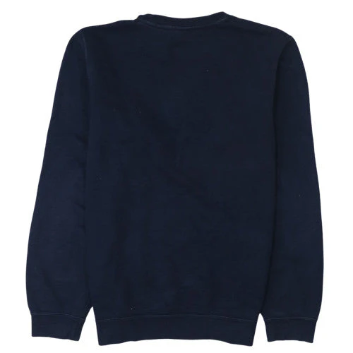 Nike Men's Blue Small Pullover Crew Neck Fleece Sweatshirt - Image 4