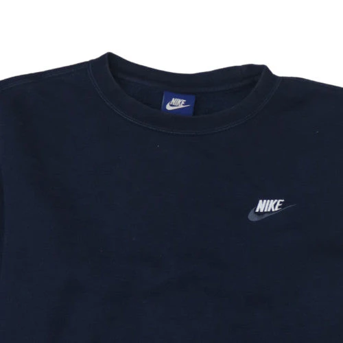 Nike Men's Blue Small Pullover Crew Neck Fleece Sweatshirt - Image 7