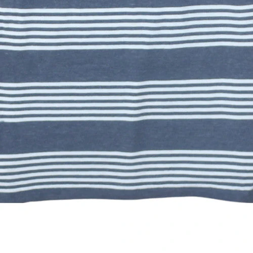 Nike Men's Blue Striped Collared Polo Shirt XL Regular Fit - Image 8