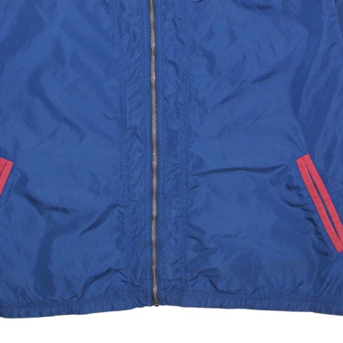 Nike Men's Blue Track Jacket L Nylon Windbreaker Sportswear - Image 6