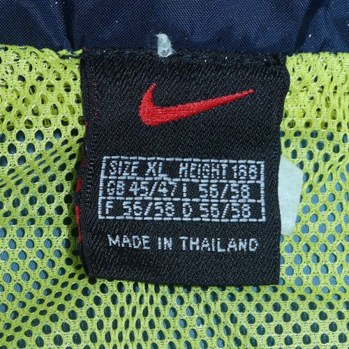 Nike Mens Blue XL Windbreaker Jacket Lightweight Hooded Sportswear - Image 6