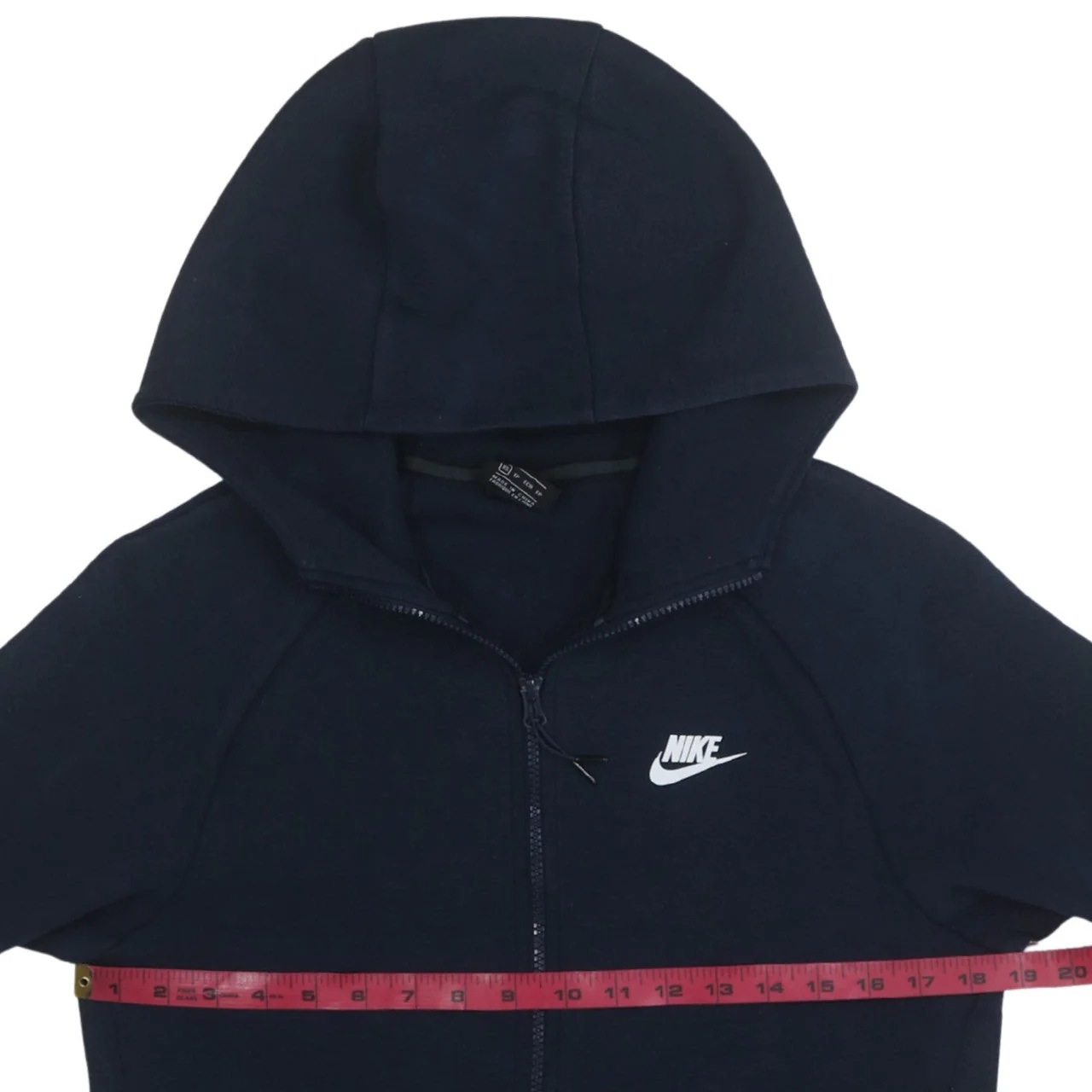 Nike Men's Blue XS Full Zip Fleece Hoodie - Image 3
