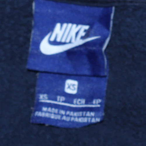 Nike Mens Blue XS Full Zip Hoodie Sweatshirt Lightweight Fleece - Image 5