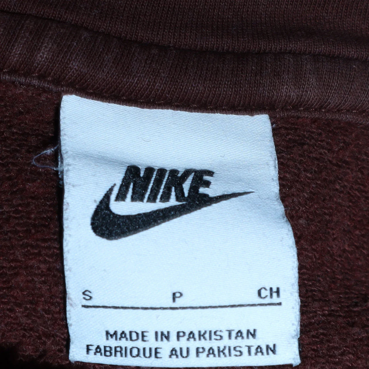 Nike Men's Brown Full Zip Hoodie Size S Fleece Pullover - Image 5