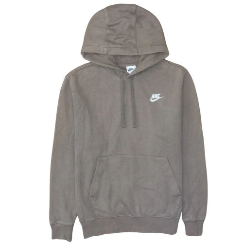 Nike Men's Brown Pullover Hoodie Size S Fleece Sweatshirt