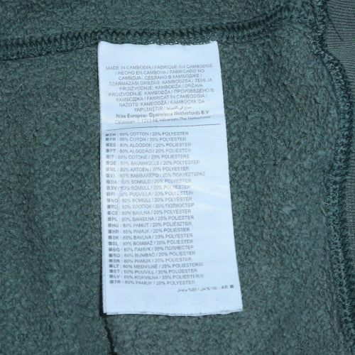 Nike Men's Green Crew Neck Pullover Sweatshirt M Cotton Blend - Image 6
