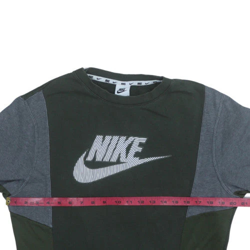 Nike Men's Green Crew Neck Pullover Sweatshirt Size S - Image 2