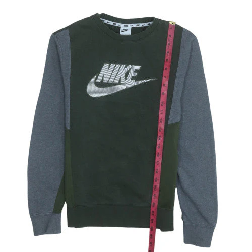 Nike Men's Green Crew Neck Pullover Sweatshirt Size S - Image 3